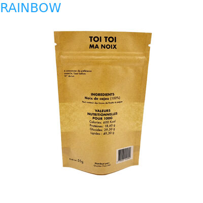 Snacks Sacos de embalagem Bolsas de papel de prata para proteção e frescura do produto