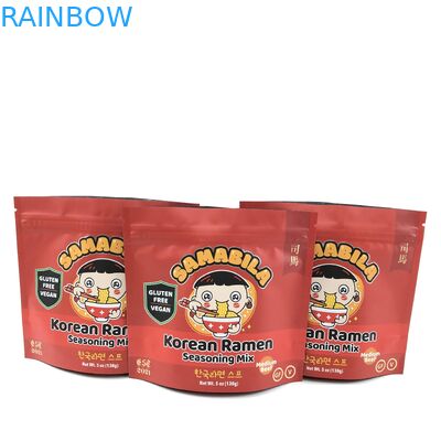 Embalagens de incenso de ervas para sacos de pé com sistema de fechamento de fecho