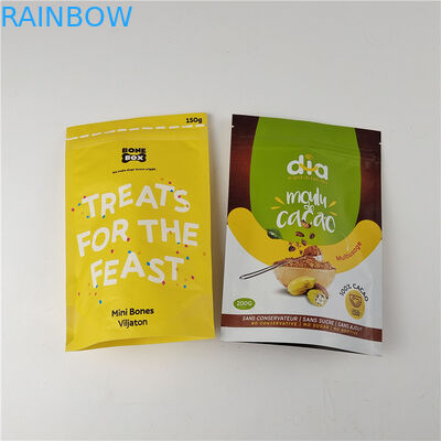 Impressão digital personalizada de alta qualidade PE Bolsa de fecho reutilizável Bolsa de plástico Stand Up Mylar