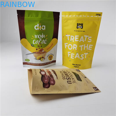 Impressão digital personalizada de alta qualidade PE Bolsa de fecho reutilizável Bolsa de plástico Stand Up Mylar