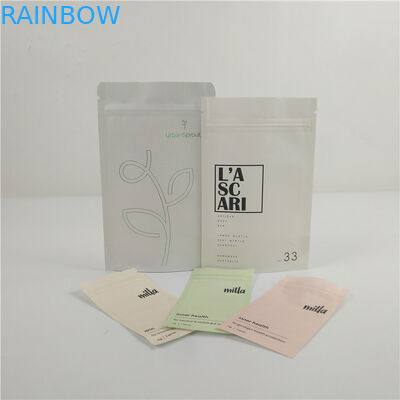 Saco de papel kraft compostavel ecológico de impressão personalizada