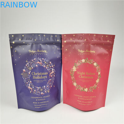 Aceitação de até 10 cores Material de embalagem de alimentos disponível para sacos de impressão digital Personalizado com saco de embalagem de fecho