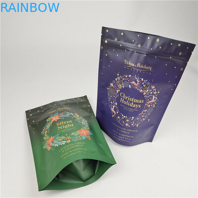 Aceitação de até 10 cores Material de embalagem de alimentos disponível para sacos de impressão digital Personalizado com saco de embalagem de fecho