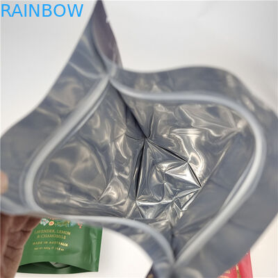 Aceitação de até 10 cores Material de embalagem de alimentos disponível para sacos de impressão digital Personalizado com saco de embalagem de fecho