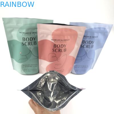 Saco de limpeza corporal personalizável Saco de embalagem cosmética com vários tamanhos