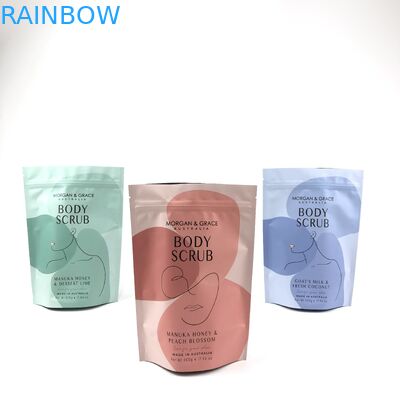 Saco de limpeza corporal personalizável Saco de embalagem cosmética com vários tamanhos