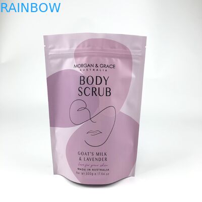 CDR AI PSD PDF Design File Sacos de sal de banho Mylar para cosméticos Bolsas personalizadas