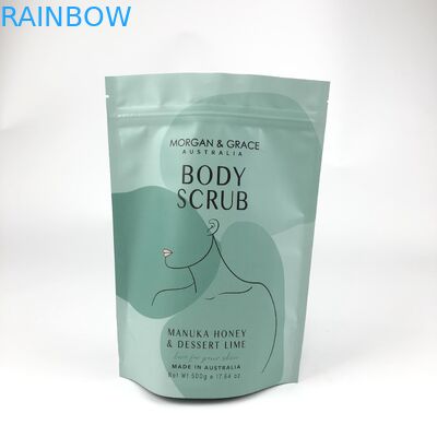 CDR AI PSD PDF Design File Sacos de sal de banho Mylar para cosméticos Bolsas personalizadas