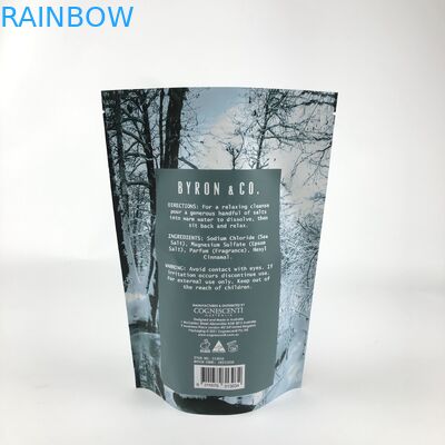 Pacotes de amostras de folha de alumínio de vários tamanhos para sacos de sal de banho Mylar