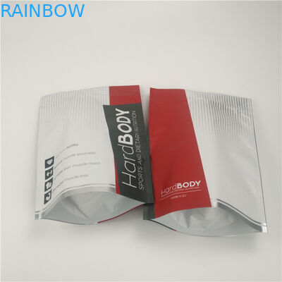 Saco de embalagem de alimentos de bolsa erguida refechável para vida útil prolongada