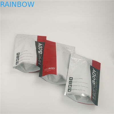 Saco de embalagem de alimentos de bolsa erguida refechável para vida útil prolongada