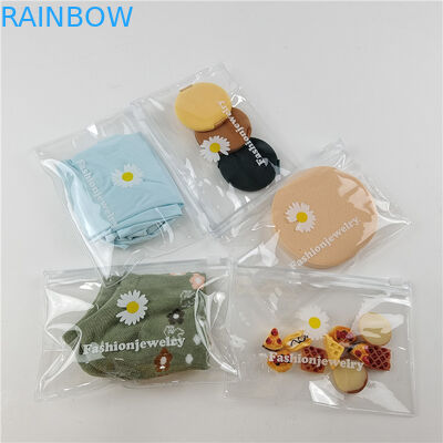 Saco de embalagem de plástico de material PE de alta transparência para Comestic com tamanho e cor personalizados