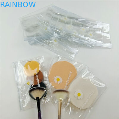 Saco de embalagem de plástico de material PE de alta transparência para Comestic com tamanho e cor personalizados