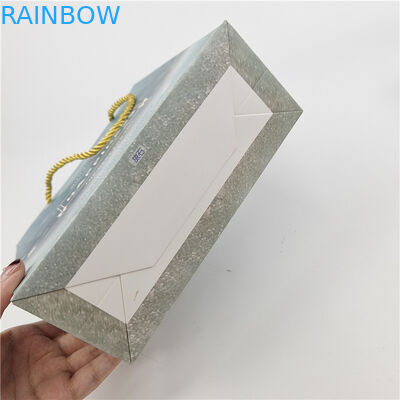 Melhor Vendedor Reciclável Logotipo Amigável ao Meio Ambiente Saco de Papel Impresso Embalagem Branca 110 gramas Reutilizável