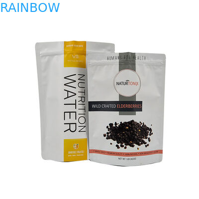 Efeito de cor Bolsas de chá acabadas brilhantes ou foscas Embalagens em bolsas de pé refeitáveis