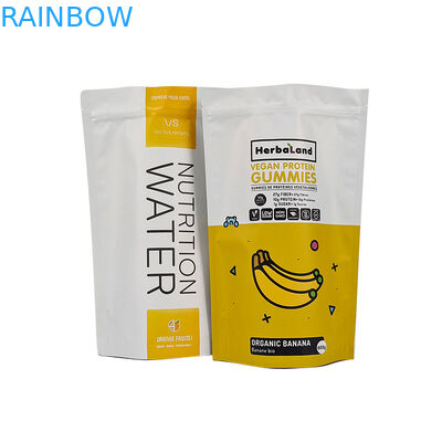 Efeito de cor Bolsas de chá acabadas brilhantes ou foscas Embalagens em bolsas de pé refeitáveis