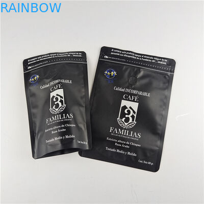 Matte Finish Food Grade Proof Odor Proof Humidity Proof Laminated Aluminum Foil Zip Lock Bag Stand Up Pouch Coffee Bag