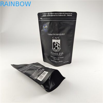 Matte Finish Food Grade Proof Odor Proof Humidity Proof Laminated Aluminum Foil Zip Lock Bag Stand Up Pouch Coffee Bag