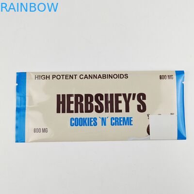 Amigável para o meio ambiente Custom Proof odor e resistente à umidade Kraft papel de volta embalagem selada saco para barra nutricional