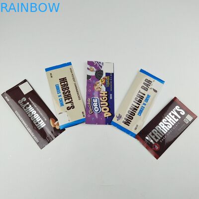 Embalagens de folha de alumínio amigável para o meio ambiente Bolsas de papel impresso personalizadas Bolsas de chocolate Energy Bar Biscoitos Embalagens de lanches