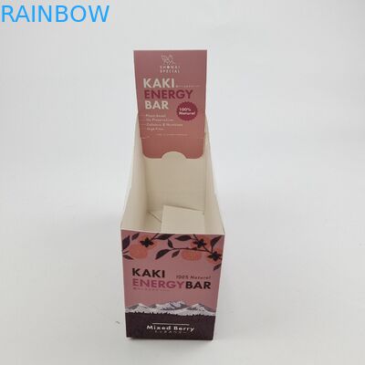 Cartão laminado Matt Caixas de exibição de mostradores recicláveis para lojas de varejo