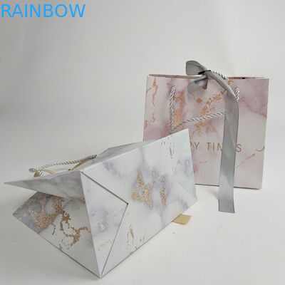 Bolsas de papel personalizadas Bolsas de papel biodegradáveis para compras com impressão de logotipo