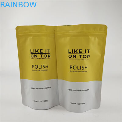 Design de tamanho personalizado Bolsa de pé com gravura de fecho/bolsa de embalagem impressa digital