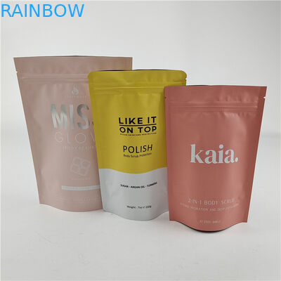 Design de tamanho personalizado Bolsa de pé com gravura de fecho/bolsa de embalagem impressa digital