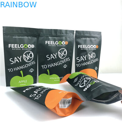 Logotipo personalizado Impresso Stand Up Zipper Pouch Proof Odor Proof Waterproof Plastic Packaging Bags