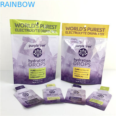 10 Cores Custom Mat Alumínio Folha Stand Up Bolsa Ziplock Doypack Saco Para Alimentos