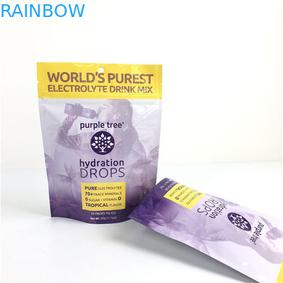 Hot Custom Logo Gloss Finish Dimensões e Desenhos Personalizados Necessidades de Folha de Alumínio Mylar Doypack