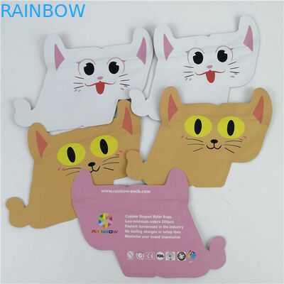 Logotipo personalizado de alta qualidade Impresso Embalagem de forma especial avançada Bolsa de papel plástico