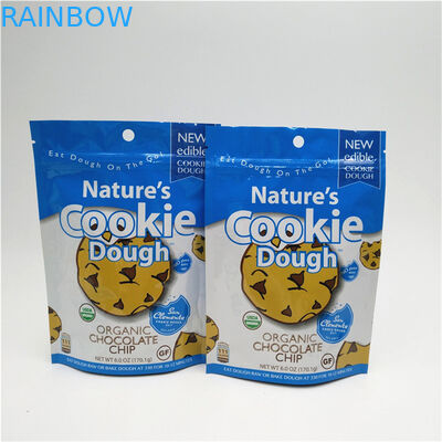 Saco com Zíper Vertical Personalizado com Logotipo Impresso Termoselado para Embalagem de Alimentos Plástica Resealável