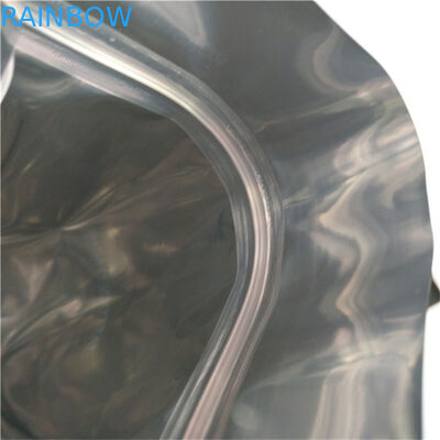 Tamanho personalizado Bolsa de pé com fecho de fecho Matt acabamento de alumínio folha Mylar Doypack