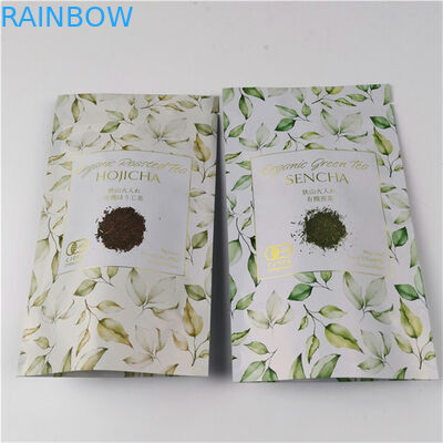 Pacote de moda Logotipo personalizado impresso Aceito até 10 cores Disponível Bolsa de chá de papel plástico