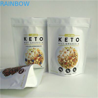 China Fornecedor Impressão de design personalizado Dimensões e necessidades de design personalizadas Bolsas de pé com fecho para embalagens de alimentos