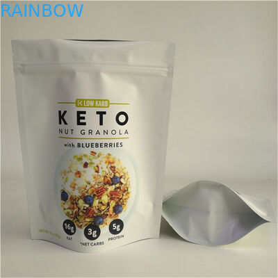 China Fornecedor Impressão de design personalizado Dimensões e necessidades de design personalizadas Bolsas de pé com fecho para embalagens de alimentos