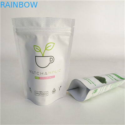 Impressão personalizada Selo térmico Reutilizavel Saco de Stand Up Grade Food Mylar Sachet Embalagem