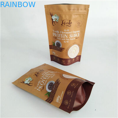 Impressão colorida Saco de embalagem de lanches MOPP VMPET PE Matt Finish Negro à prova de umidade