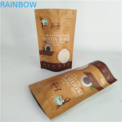 Impressão colorida Saco de embalagem de lanches MOPP VMPET PE Matt Finish Negro à prova de umidade