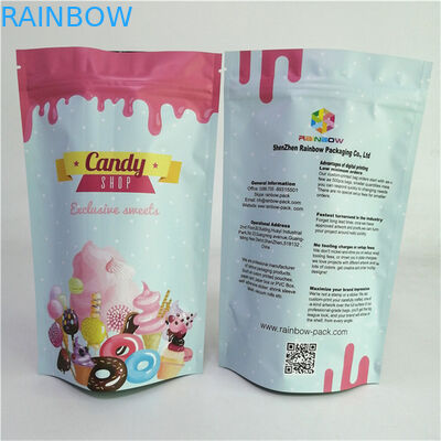 Saco Stand-Up Mylar Personalizado com Impressão à Prova de Odor para Embalagem de Snacks