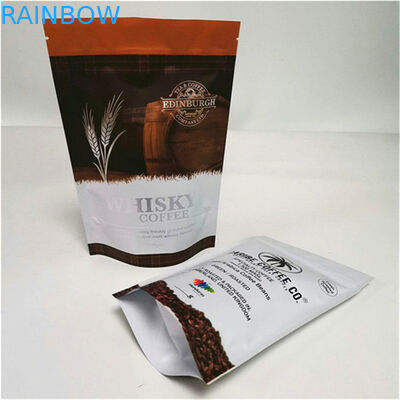 Impressão colorida Matt Finish Dimensão e design personalizados Necessidades de folha de alumínio Mylar Doypack