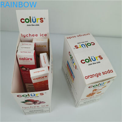 Hot Custom Logo Tear Away Display Box Cartão PDQ Counter Corrugated Display Boxes