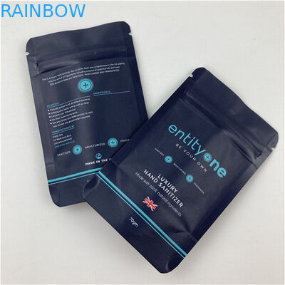 Logotipo personalizado Impresso Bolsa Stand Up Com Zipper Matt Finish Folha de Alumínio Mylar Doypack