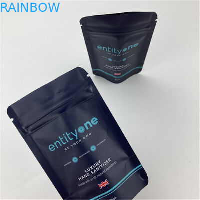 Logotipo personalizado Impresso Bolsa Stand Up Com Zipper Matt Finish Folha de Alumínio Mylar Doypack