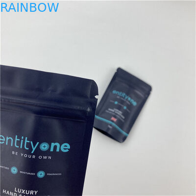 Logotipo personalizado Impresso Bolsa Stand Up Com Zipper Matt Finish Alumínio Folha Material de Grau Alimentar Doypack