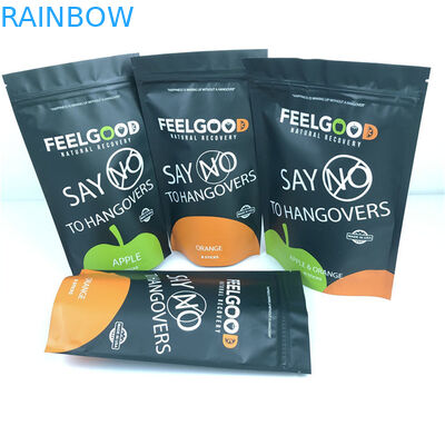 Dimensão e design personalizados Necessidades de papel de alumínio em pé Bolsa de fecho resistente a cheiros Impresso personalizado