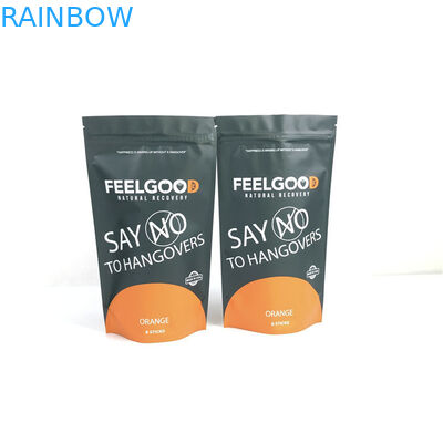 Dimensão e design personalizados Necessidades de papel de alumínio em pé Bolsa de fecho resistente a cheiros Impresso personalizado