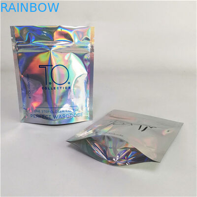 Material de embalagem de alimentos personalizado de marca privada resistente à umidade fecho de fecho de embalagem