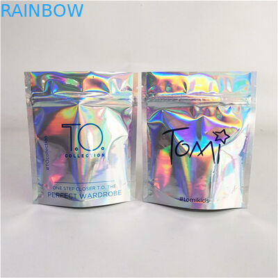 Material de embalagem de alimentos personalizado de marca privada resistente à umidade fecho de fecho de embalagem